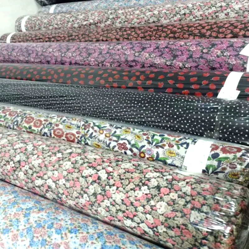 TMIE-08-3-2 115GSM Polyester Print Twill Poplin Fabric