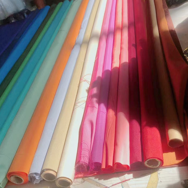 TMIE-08-5-2 112CM Width Light Weight 75GSM Customized Color and More than 100+colors Dyed Lining Polyester Poplin Fabric