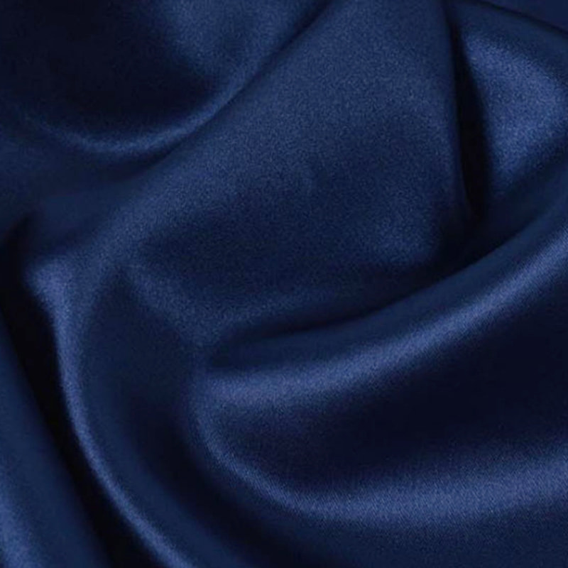 TMIE-14-5 The Plain Woven Spandex Satin Has No Shrinkage After Washing And Soft Hand Feeling Poly Stretch Satin Dyed Fabric