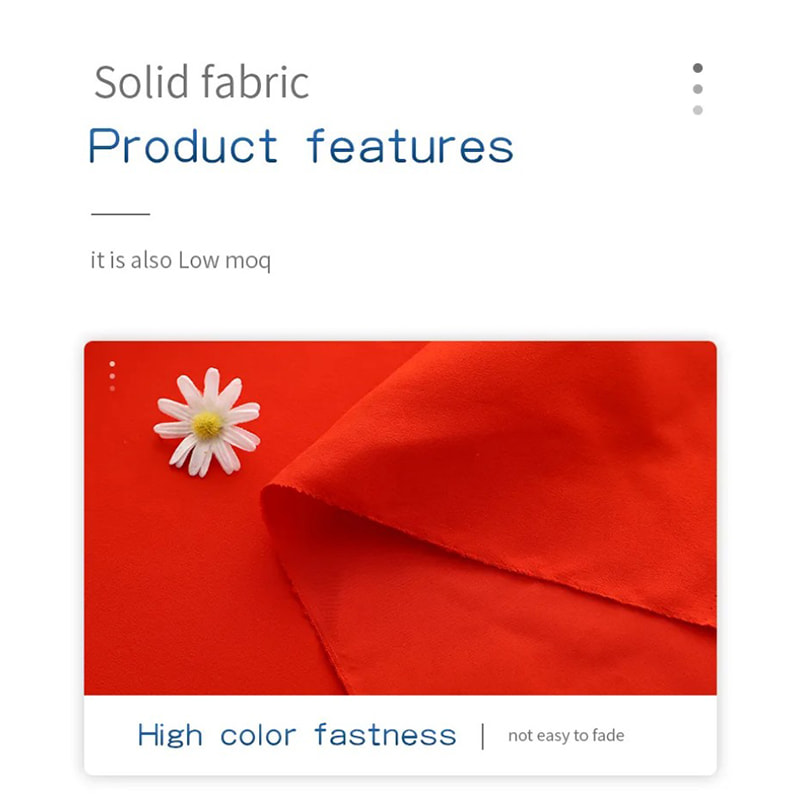 TMIE-11-01 80GSM Red Solid Dyed Fabric